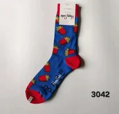 Skarpetki damskie - Kolorowe skarpety Happy Socks unisex rozmiar 41-46 (3042) - miniaturka - grafika 1