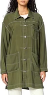 Sukienki - DAMSKA TUNIKA LEE ELONGATED DUSTER COA REGULAR FIT OLIVE GREEN L45WCWNX 112110654 - Lee - miniaturka - grafika 1