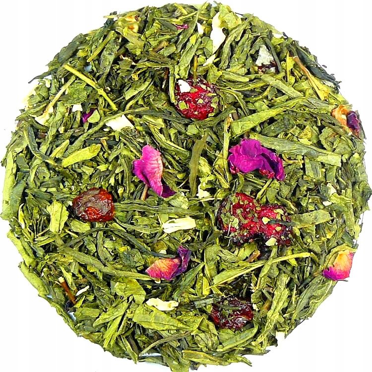 Herbata Zielona Sencha Sakura Jaśmin róża 1kg