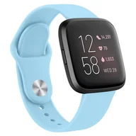 Akcesoria do smartwatchy - PASEK DO ZEGARKA Fitbit Versa/Versa 2 NIEBIESKI SILIKON WODOODPORNY - miniaturka - grafika 1