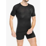 Pozostała odzież narciarska - Koszulka termoaktywna męska Odlo Merino PW 140 Seamless BL Top Crew Neck SS - miniaturka - grafika 1