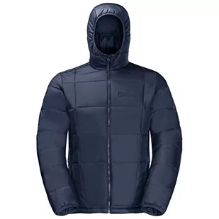 Jack Wolfskin Męska kurtka Bergland Ins, Night Blue, M - Kurtki męskie - miniaturka - grafika 1