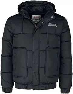 Lonsdale Kurtka zimowa męska Dollagh, czarny/szary, XXL - Kurtki męskie - miniaturka - grafika 1