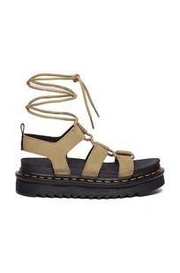 Dr. Martens sandały skórzane Nartilla damskie kolor beżowy na platformie DM31738439 - Sandały damskie - miniaturka - grafika 1