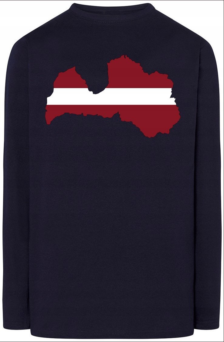 Łotwa Bluza Męska Longsleeve Modna Rozm.S