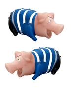 Zabawki dla psów - Zabawka dla pupila, piszcząca niebieska świnia dla psa, Le Pupi - miniaturka - grafika 1