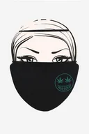 Maseczki ochronne i antywirusowe - Maseczka ochronna wielorazowa z nadrukiem Ganja Smile Marilyn - MARILYN - miniaturka - grafika 1