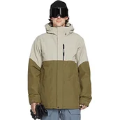 Kurtki narciarskie - Volcom Męska kurtka L Gore-tex, ciemny khaki, M, ciemny khaki, M - miniaturka - grafika 1