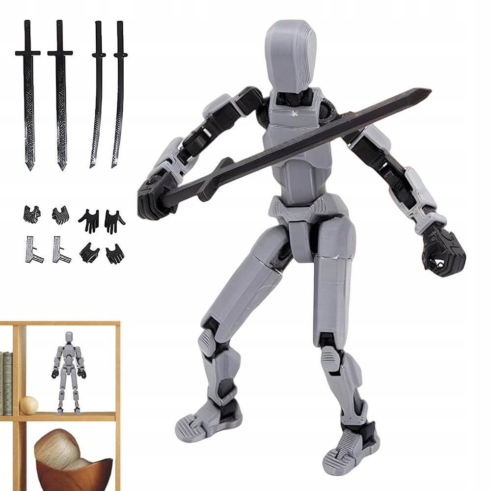 Dummy Wieloprzegubowy Ruchomy Robot Drukowany Manekin 3D Toyslucky 13 Toy