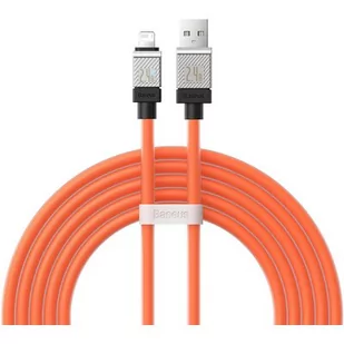 Kabel USB - Lightning BASEUS CoolPlay Series 2.4A 2 m Pomarańczowy - Kable USB - miniaturka - grafika 1