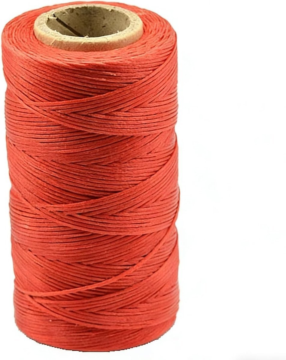 Woskowana nić, mocna nić o grubości 150D, 1 mm, 260 m, skórzana, woskowany sznurek do skórzanych projektów DIY, introligatorstwa, naprawy butów, cię..