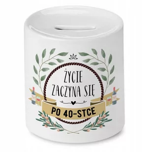 Skarbonka na Urodziny 40 40te 40-te na Prezent z Nadrukiem ze Zdjęciem - Skarbonki Skarbonka na Urodziny 40 40te 40-te na Prezent z Nadrukiem ze Zdjęciem - Skarbonki - miniaturka - grafika 1