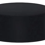 Pokrowce na meble ogrodowe - Okrągły pokrowiec na stół ogrodowy - 230 x 110 cm - Wodoodporny - Tkanina Oxford 210D - Czarny - Odporny na kurz i wilgoć - miniaturka - grafika 1