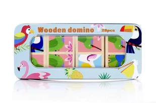 Domino drewniane Ptaszki  127359 - Łamigłówki - miniaturka - grafika 1