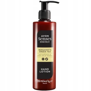 Avon Senses Essence, Lotion do rąk dla kobiet, Bergamotka & zielona herbata, 250ml - Kremy i maski do rąk Avon Senses Essence, Lotion do rąk dla kobiet, Bergamotka & zielona herbata, 250ml - Kremy i maski do rąk - miniaturka - grafika 1