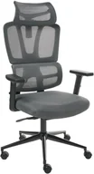 Fotele i krzesła biurowe - BELIANI Fotel biurowy OMEGA Ciemnoszary - miniaturka - grafika 1