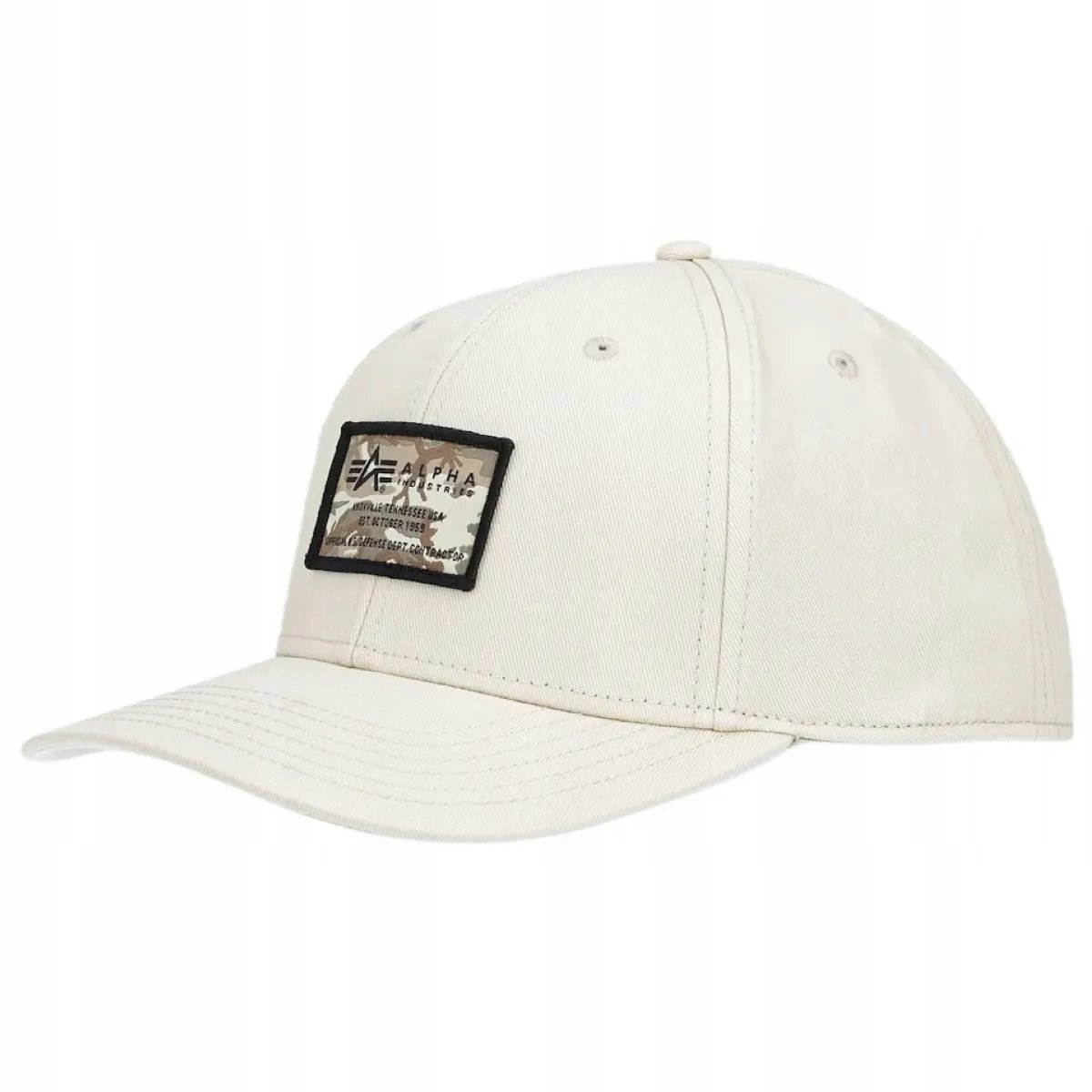 Czapka Alpha Industries Crew Camo Cap 156903 300 - Vintage White