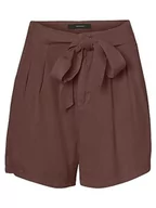 Spodenki damskie - VERO MODA Szorty damskie Loose Fit, Sable/, XS - miniaturka - grafika 1