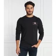 Koszulki męskie - Gant Longsleeve MEDIUM ARCHIVE SHIELD | Regular Fit - miniaturka - grafika 1
