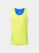 Koszulki sportowe męskie - RONHILL Koszulka biegowa męska TECH RACE VEST citrus/azurite - miniaturka - grafika 1