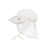 Czapeczki dla niemowląt - Lassig Czapka przeciwsłoneczna z daszkiem i osłoną karku UV80 Splash & Fun nature, rozm. 50/51 - miniaturka - grafika 1