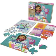 Puzzle - Koci Domek Gabi Drewniane Puzzle 3-pak Zestaw 3w1 - miniaturka - grafika 1