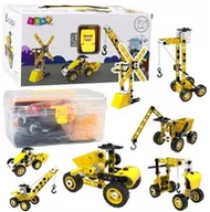 Klocki - Zestaw Klocków Konstrukcyjnych Maszyny Budowlane 8w1 100el - miniaturka - grafika 1