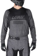 Odzież motocyklowa - Bluza cross Leatt Moto 4.5 Lite V26 Stealth Czarny/SzaryL - miniaturka - grafika 1