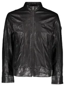 Kurtki męskie - Bugatti Skórzana kurtka w kolorze czarnym - miniaturka - grafika 1