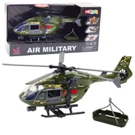 Samoloty i helikoptery - Helikopter Wojskowy Militarny Hak Nosze Światła Dźwięki 1:12 - miniaturka - grafika 1