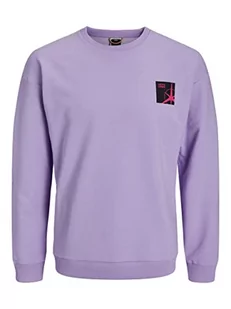 Bestseller A/S Męska bluza Jcofilo Summer Sweat Crew Neck Bluza, Lavender, XXL, lawendowy, XXL - Bluzy męskie - miniaturka - grafika 1