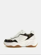 Trampki damskie - sneakers donna guess flthpy fal12 hapyy3 whibr - miniaturka - grafika 1