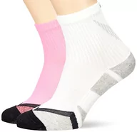 Skarpetki damskie - Champion Unisex Seasonal Performance Quarter skarpety sportowe, wielokolorowe, (różowy fluo/bio), 35-38 EU (2-5 UK) - miniaturka - grafika 1