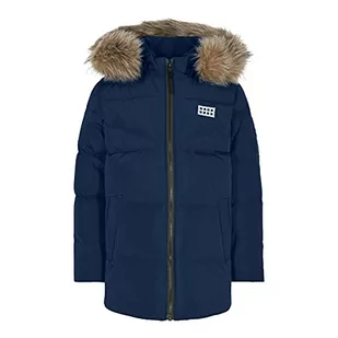 LEGO Chłopięca kurtka puchowa, kurtka zimowa, wodoodporna, wiatroszczelna, ciepła, Ciemny granatowy, 104 - Kurtki i płaszcze dla chłopców - miniaturka - grafika 1