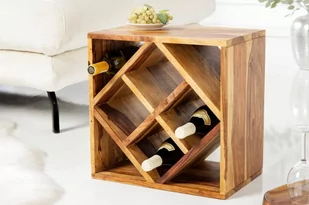 Regał Stojak Na Wino Cubus 40Cm Sheehsam 8 Butelek C - Zestawy do wina - miniaturka - grafika 1