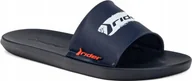 Buty dla dziewczynek - Rider Klapki dla dzieci Rider Speed Slide IN czarno-granatowo-białe 11816-AE754 36 - miniaturka - grafika 1