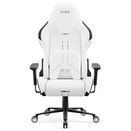 Fotele gamingowe - DIABLO Fotel Gamingowy Materiałowy Obrotowy X.One PRIME Normal Size, Biały Ghosted White - miniaturka - grafika 1