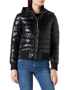 Tommy Hilfiger Damska kurtka sportowa Sorona z zamkiem błyskawicznym, Czarny, XXS - Kurtki damskie - miniaturka - grafika 1