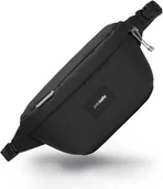 Nerki - Saszetka damska biodrowa Pacsafe Go Anti-Theft Sling Pack Jet Black - miniaturka - grafika 1