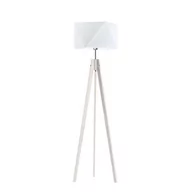Lampy stojące - Lysne Lampa podłogowa LAGOS stelaż biały abażur biały 88890 - miniaturka - grafika 1