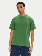 Koszulki męskie - Vans T-Shirt Left Chest II VN000P1P Zielony Loose Fit - miniaturka - grafika 1