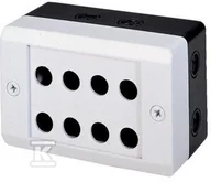 Sterowniki i przekaźniki - Obudowa do nabudowania 8 otworów montażowych I8 - miniaturka - grafika 1