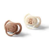 Smoczki uspokajające - BABY ONO 1669/01 SMOCZKI SYMETRYCZNE SILIKONOWE 0-6 M - miniaturka - grafika 1