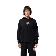 Bluzy damskie - BLUZA FOX TS57 OV FLEECE PO BLACK - miniaturka - grafika 1