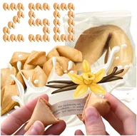 Pieczywo chrupkie - Ciasteczka z Wróżbą Dziękuję Za Przybycie na KOMUNIA WESELE CHRZEST 250 szt - miniaturka - grafika 1