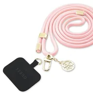 Etui i futerały do telefonów - Guess GUOUCNMG4EP Universal CBDY Cord pasek różowy/pink Nylon 4G Metal Charm - miniaturka - grafika 1