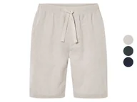 Spodenki męskie - LIVERGY® Bermudy męskie z lnem i bawełną - miniaturka - grafika 1