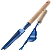 Pozostałe narzędzia ogrodowe - Wykrawacz do chwastów metalowy 2 szt, niebieski - miniaturka - grafika 1