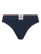 Majtki damskie - Tommy Hilfiger Stringi UW0UW06063 Granatowy - miniaturka - grafika 1