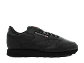 Buty dla chłopców - Buty dziecięce Reebok 50170 CLASSIC LEATHER Czarne - miniaturka - grafika 1